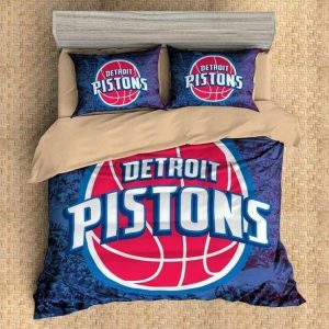 3D Customize Detroit Pistons Bedding Set Duvet Cover BS2403