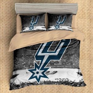 3D San Antonio Spurs Duvet Cover Bedding Set BS3658