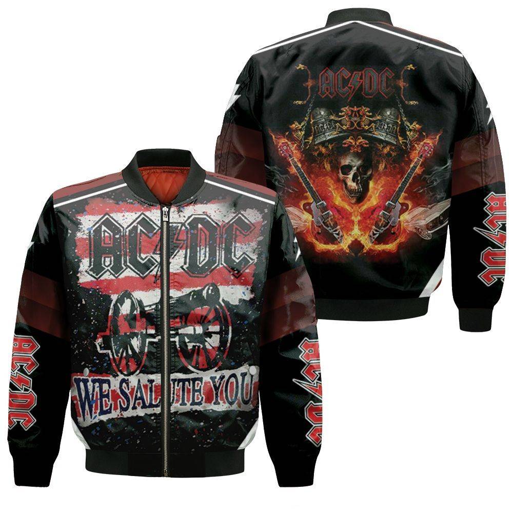 Acdc We Salute You Arsenal Bomber Jacket BBJ0989 – We sell presents ...