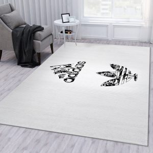 Adidas Area Rug For Christmas Fashion Brand Rug Living Room Rug Home Decor Floor Decor R0420