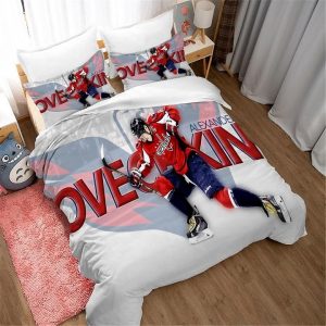 Alex Ovechkin Washington Capitals Hockey #4 Duvet Cover Pillowcase Bedding Set Home Bedroom Decor BS0298