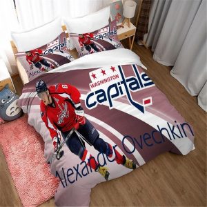 Alex Ovechkin Washington Capitals Hockey #8 Duvet Cover Pillowcase Bedding Set Home Bedroom Decor BS3215