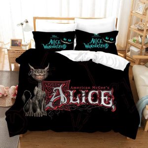 Alice in Wonderland #24 Duvet Cover Pillowcase Bedding Set Home Bedroom Decor BS0824