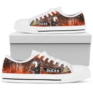 Anaheim Ducks NHL Hockey 1 Low Top Sneakers Low Top Shoes LT0284