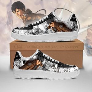 Aot Bertholdt Air Force Sneakers Attack On Titan Anime Shoes Mixed Manga AF0052