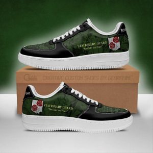 Aot Garrison Slogan Air Force Sneakers Attack On Titan Anime Shoes AF0015