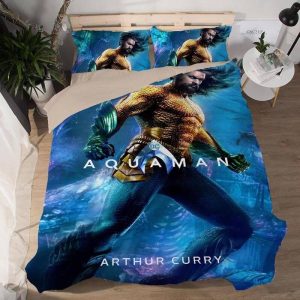 Aquaman #4 Duvet Cover Pillowcase Bedding Set BS2629