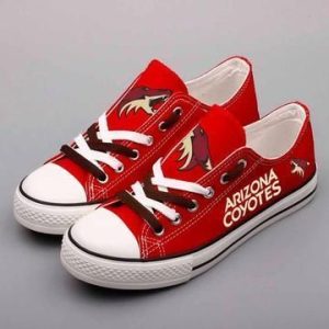 Arizona Coyotes NHL Hockey 4 Gift For Fans Low Top Custom Canvas Shoes LT0817