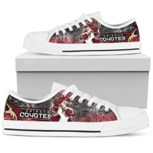 Arizona Coyotes NHL Hockey 3 Low Top Sneakers Low Top Shoes LT0998
