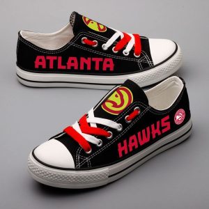 Atlanta Hawks NBA Basketball 1 Gift For Fans Low Top Custom Canvas Shoes LT0933