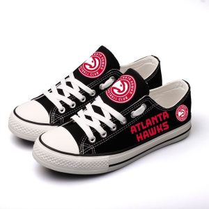 Atlanta Hawks NBA Basketball Gift For Fans Low Top Custom Canvas Shoes LT1080