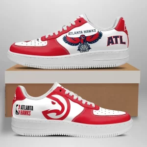 Atlanta Hawks Nike Air Force Shoes Unique Basketball Custom Sneakers AF1105