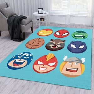 Avengers Marvel Super Heroes Eggcelsior 1 Area Rug Living Room And Bed Room Rug R1516