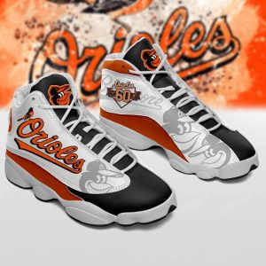 Baltimore Orioles Baseball Team Air Jordan 13 Custom Sneakers JD130419