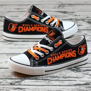 Baltimore Orioles MLB Baseball 4 Gift For Fans Low Top Custom Canvas Shoes LT1055