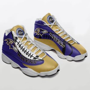 Baltimore Ravens Jordan 13 Shoes - JD13 Sneaker JD130244