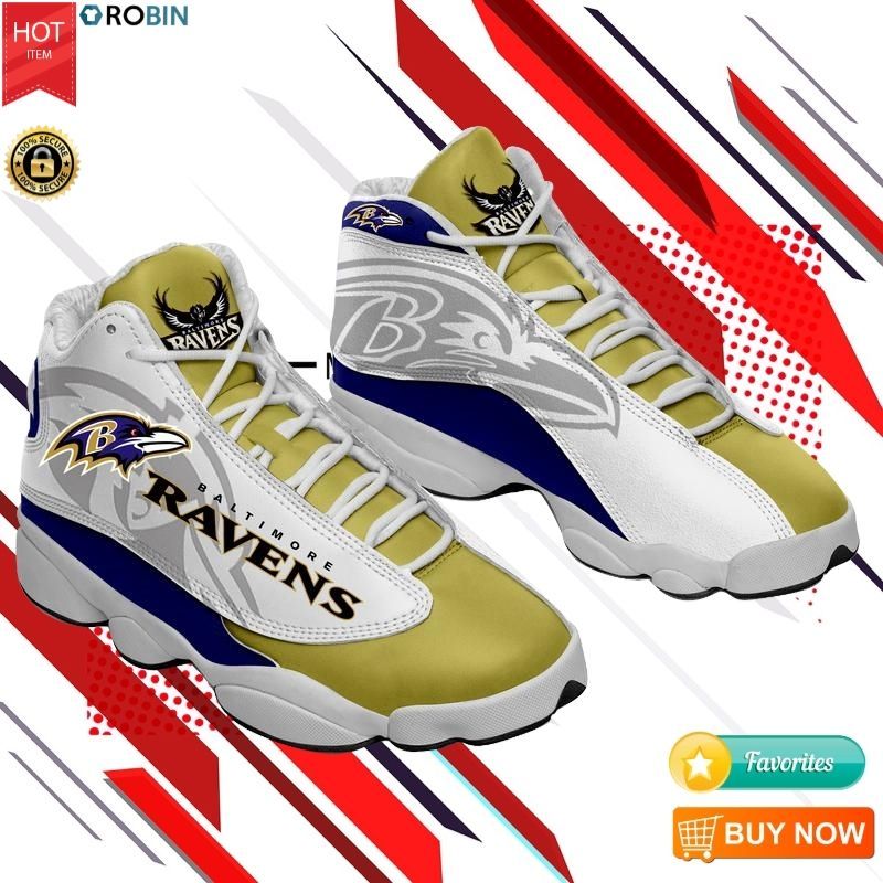 Baltimore-Ravens-Sneakers-Football-Team-Sneakers-Jordan-13-Shoes Baltimore Ravens Sneakers Football Team Sneakers Jordan 13 Shoes
