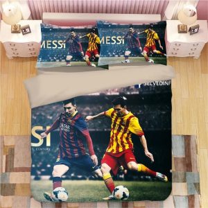 Barcelona Cristiano Ronaldo Messi Football Club #8 Duvet Cover Pillowcase Bedding Set Home Decor BS0408