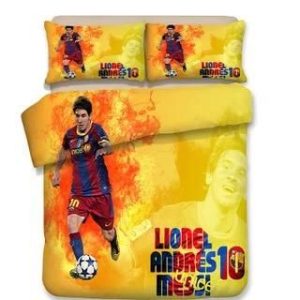 Barcelona Lionel Andres Messi Football Club #4 Duvet Cover Pillowcase Bedding Set Home Decor BS0358