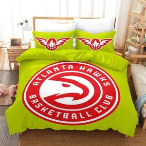 Basketball Atlanta Hawks Basketball #3 Duvet Cover Pillowcase Bedding Set Home Decor BS3801