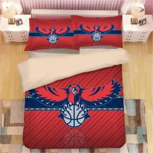 Basketball Atlanta Hawks Basketball #5 Duvet Cover Pillowcase Bedding Set Home Decor BS3688