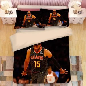 Basketball Atlanta Hawks Carmelo Anthony Basketball #10 Duvet Cover Pillowcase Bedding Set Home Decor BS2412