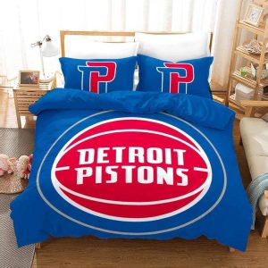 Basketball Detroit Pistons Basketball #22 Duvet Cover Pillowcase Bedding Set Home Bedroom Decor BS0425