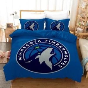 Basketball Minnesota Timberwolves Basketball #6 Duvet Cover Pillowcase Bedding Set Home Decor BS3781