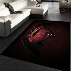 Batman Vs Superman Area Rug Geeky Carpet Home Decor Bedroom Living Room Decor R0030