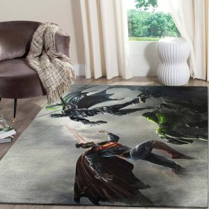 Batman Vs Superman Area Rugs Dc Comics Superhero Movies Living Room Carpet Floor Decor R1237