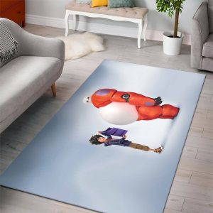 Baymax Big Hero 6 Disney Movies Area Rugs Living Room Carpet Floor Decor