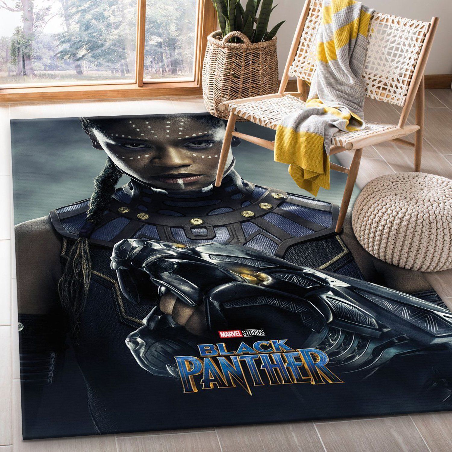 Black Panther Movie Shuri Area Rug Carpet Bedroom Family R0113 We