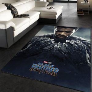 Black Panther Movie T Challa Movie Area Rug Kitchen Rug Home Decor Floor Decor R0110
