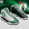 Boston Celtics Air Jordan 13 Custom Sneakers Basketball Team Nba Sneakers