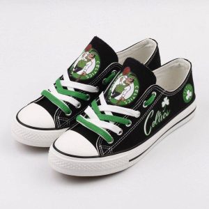 Boston Celtics NBA Basketball 1 Gift For Fans Low Top Custom Canvas Shoes