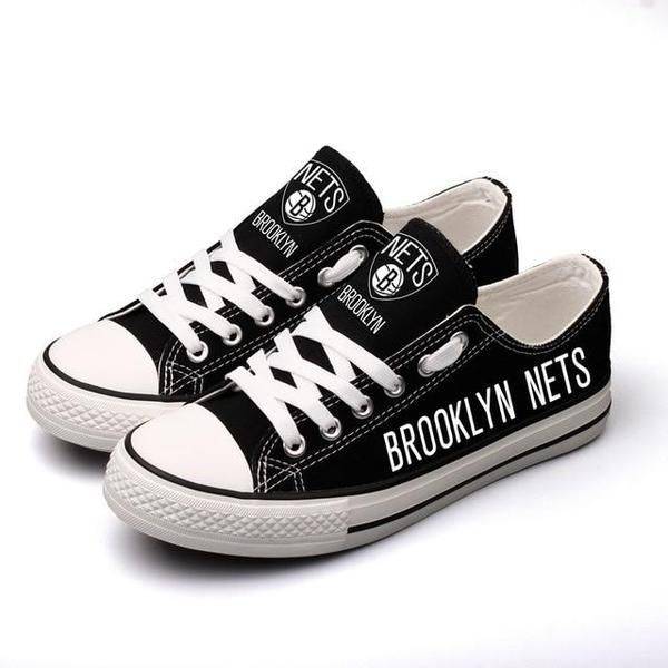Brooklyn-Nets-NBA-Basketball-Gift-For-Fans-Low-Top-Custom-Canvas-Shoes Brooklyn Nets NBA Basketball Gift For Fans Low Top Custom Canvas Shoes