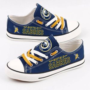 Buffalo Sabres NHL Hockey 1 Gift For Fans Low Top Custom Canvas Shoes LT0316