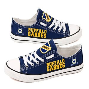 Buffalo Sabres NHL Hockey Gift For Fans Low Top Custom Canvas Shoes LT0829