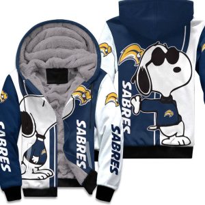 Buffalo Sabres Snoopy Lover 3D Printed Unisex Fleece Hoodie