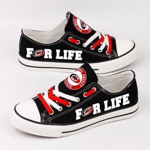 Carolina Hurricanes NHL Hockey 3 Gift For Fans Low Top Custom Canvas Shoes LT0632