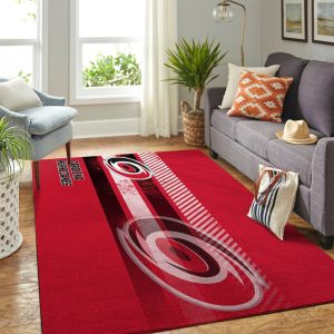Carolina Hurricanes NHL Team Logo Nice Gift Home Decor Rectangle Area Rug R1521