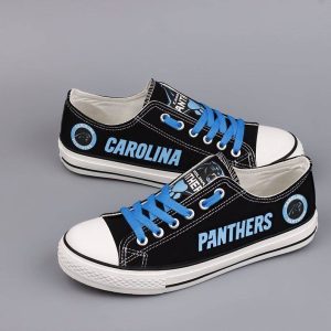 Carolina Panthers NFL Football 1 Gift For Fans Low Top Custom Canvas Shoes LT0339