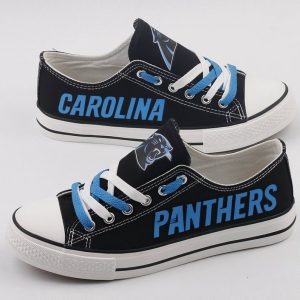 Carolina Panthers NFL Football Gift For Fans Low Top Custom Canvas Shoes LT0473