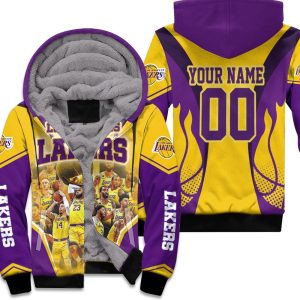 Champions Los Angeles Lakers Western Conference Personalized Unisex Fleece Hoodie