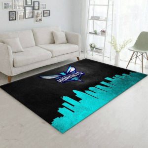 Charlotte Hornets NBA Basketball 4 Area Rug Living Room And Bed Room Rug R0672
