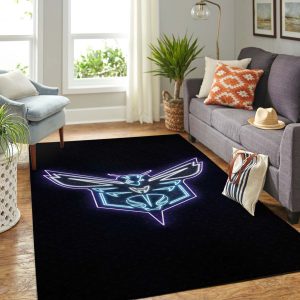 Charlotte Hornets Rug Basketball Floor Decor R0600