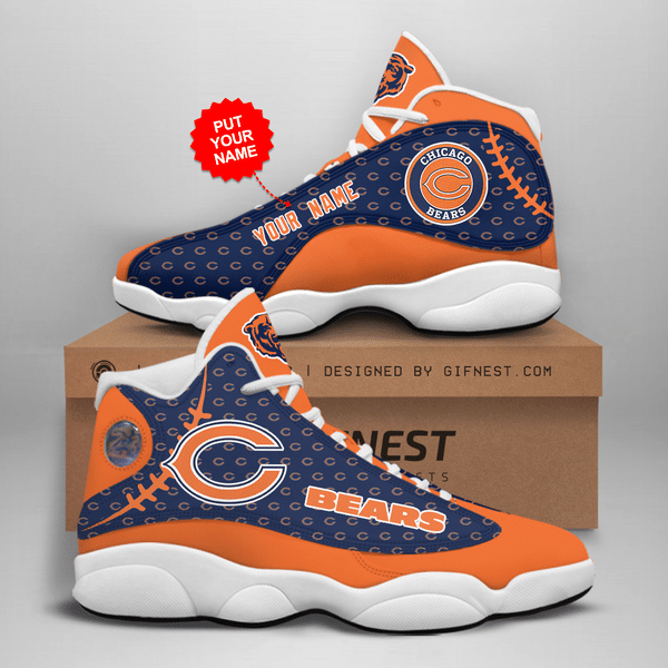 Chicago-Bears-02-Jordan-13-Personalized-Shoes-Chicago-Bears-02-Customized-Name-Sneaker Chicago Bears 02 Jordan 13 Personalized Shoes Chicago Bears 02 Customized Name Sneaker