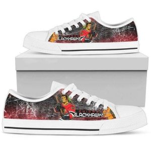 Chicago Blackhawks NHL Hockey 1 Low Top Sneakers Low Top Shoes LT0559