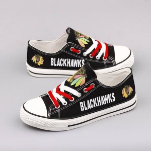 Chicago Blackhawks NHL Hockey 2 Gift For Fans Low Top Custom Canvas Shoes LT0276