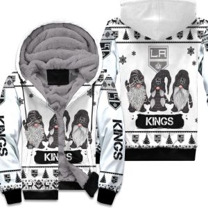 Christmas Gnomes Los Angeles Kings Ugly Sweatshirt Christmas 3D Unisex Fleece Hoodie
